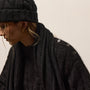 Lightweight Txrd Cashmere Cblknt Beanie in True Black | James Perse Los Angeles / Womens
