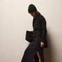 Lightweight Txrd Cashmere Cblknt Beanie in True Black | James Perse Los Angeles / Womens