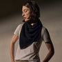 Open Knit Cashmere Scarf in Black | James Perse Los Angeles / Womens