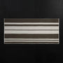 Wide Stripe Beach Towel in Safari/Pearl Grey | James Perse Los Angeles