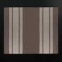 Baja Stripe Knit Blanket in Taupe Melange/Ivory | James Perse Los Angeles