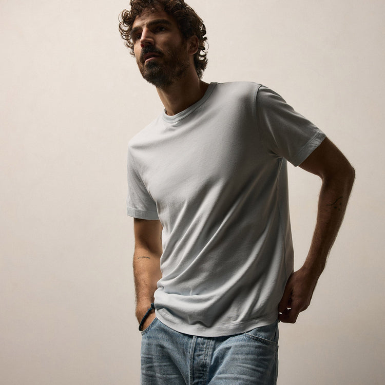 Brushed Lotus Crew in Memory | James Perse Los Angeles