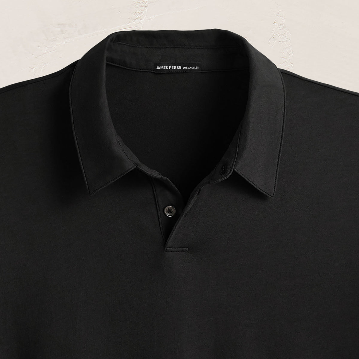 Brushed Lotus Polo - Black