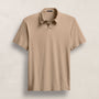 Brushed Lotus Polo in Coffee | James Perse Los Angeles