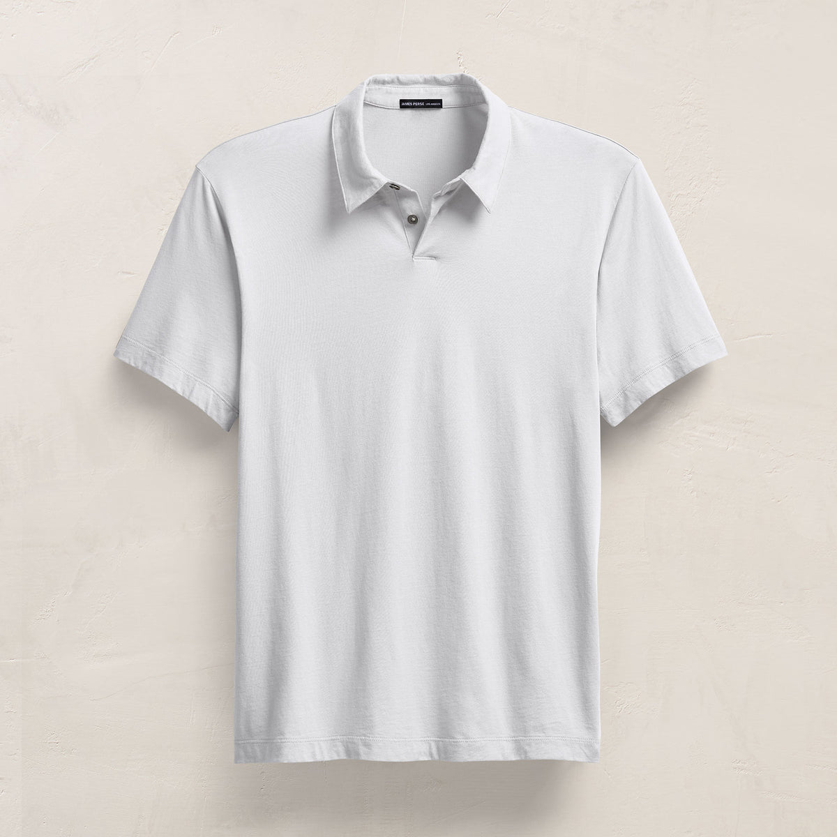 Brushed Lotus Polo - White