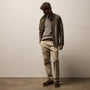 Cashmere Touch Twill Trouser in Stone | James Perse Los Angeles