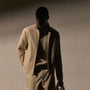 Zip Front Coach Jacket in Light Khaki | James Perse Los Angeles
