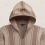 Mens Poncho in Natural Stripe | James Perse Los Angeles