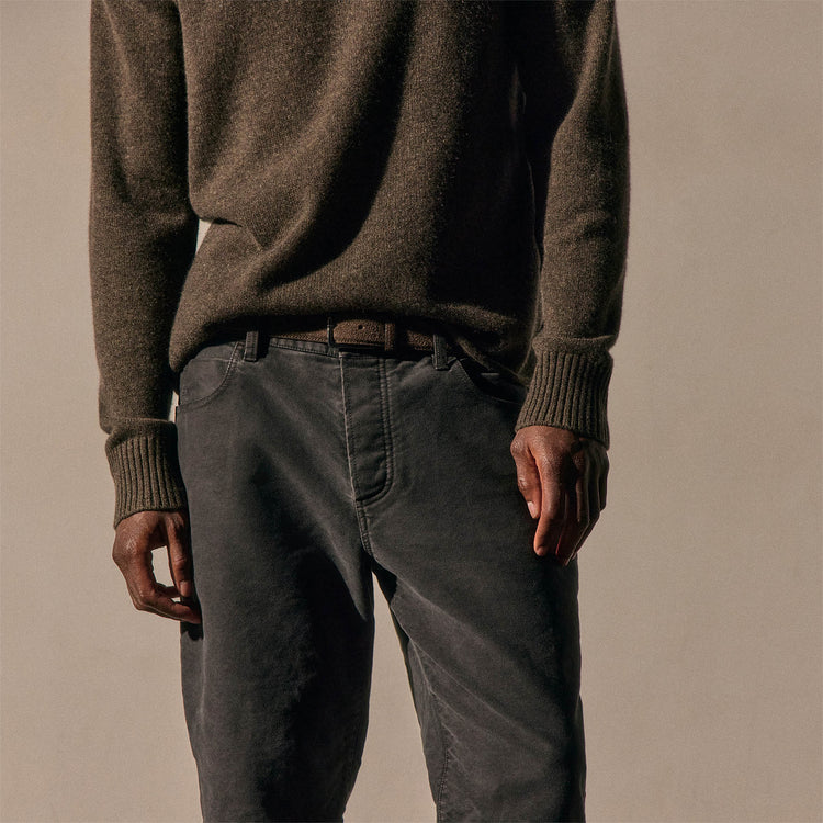 Cotton Moleskin 5 Pocket Pant in Magma Pigment | James Perse Los Angeles