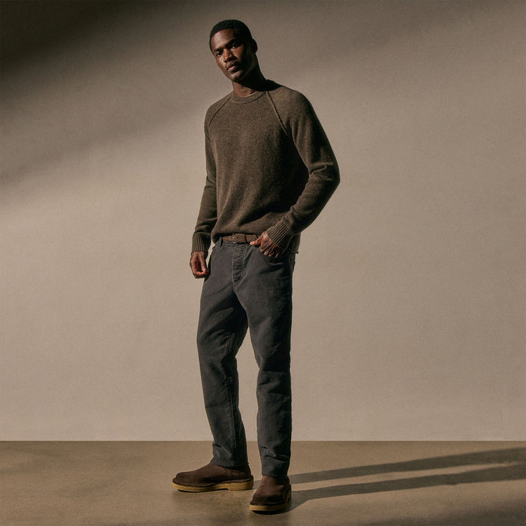 Cotton Moleskin 5 Pocket Pant in Magma Pigment | James Perse Los Angeles
