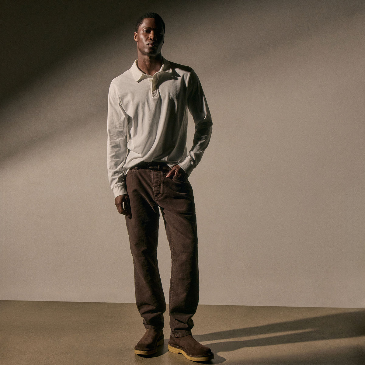 Men's Chelsea Boot in Cafe | James Perse Los Angeles