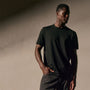 Lotus Jersey Double Ply Crew in Black | James Perse Los Angeles