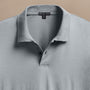 Luxe Lotus Jersey Polo in Grey Sky | James Perse Los Angeles