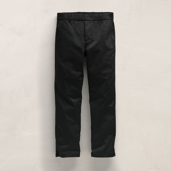 Stretch Micro Twl Golf Trouser in Black | James Perse Los Angeles