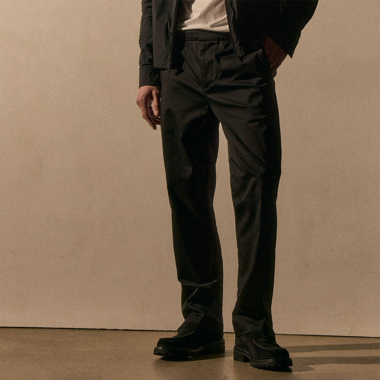 Men's Military Loafer in Black | James Perse Los Angeles