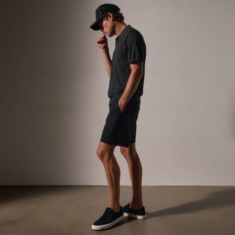 Golf Short in Black | James Perse Los Angeles