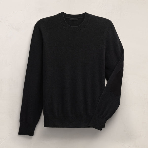 Italian Spun Cashmere Sweater in Black | James Perse Los Angeles