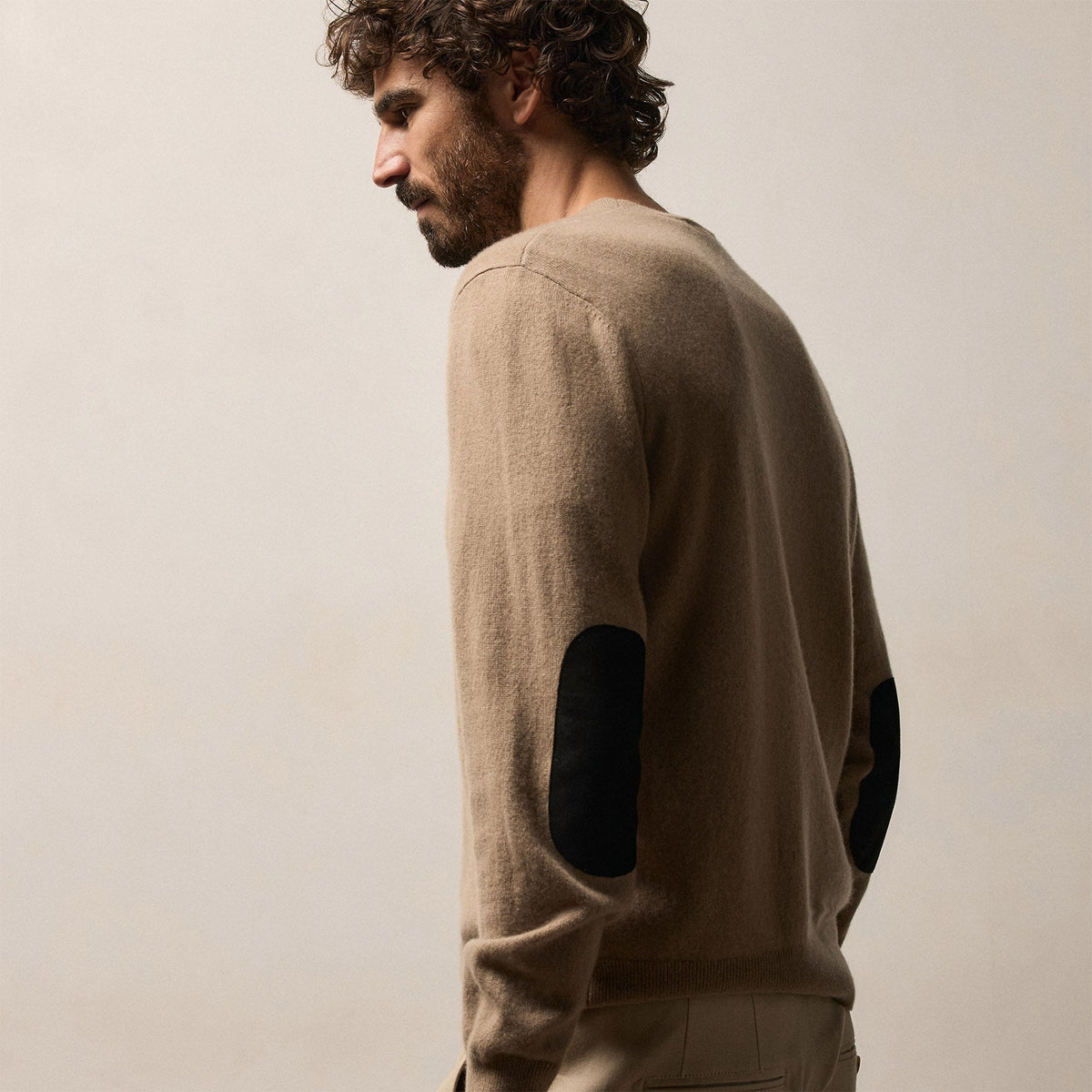 Italian Spun Cashmere Sweater in Coffee | James Perse Los Angeles