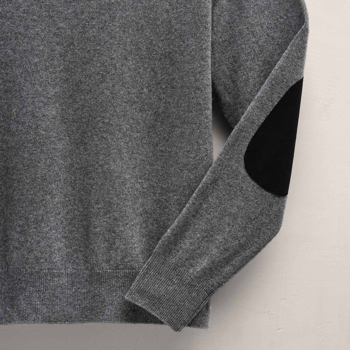 Italian Spun Cashmere Sweater in Mid Grey | James Perse Los Angeles