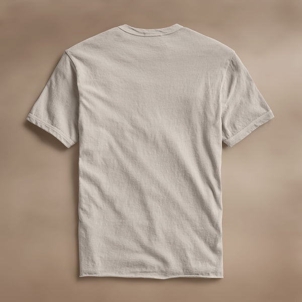 Slub Jersey Short Sleeve Crew in Salt Pigment | James Perse Los Angeles