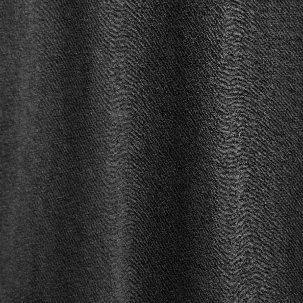 Slub Jersey Long Sleeve Open Polo in Magma Pigment | James Perse Los Angeles