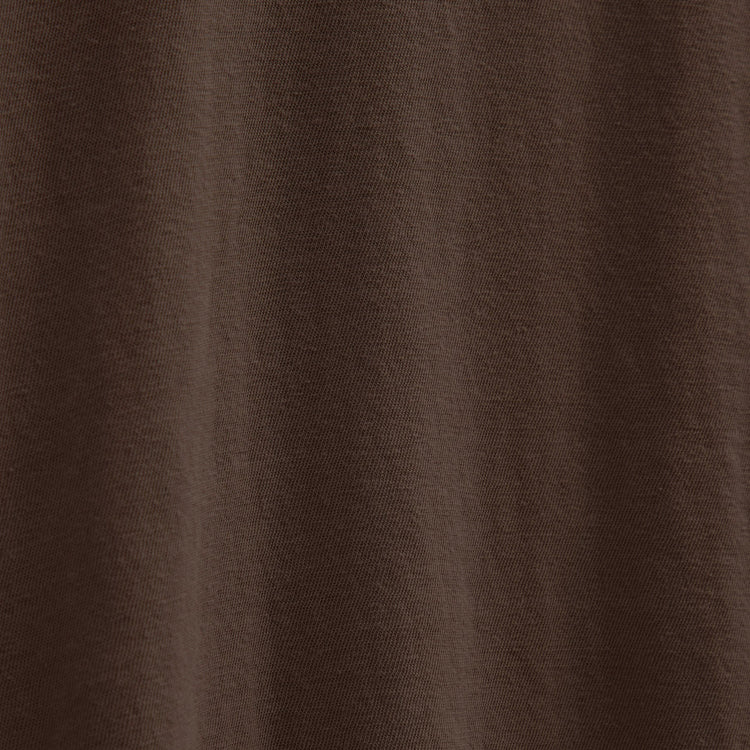 Slub Jersey Long Sleeve Open Polo in Porcupine | James Perse Los Angeles