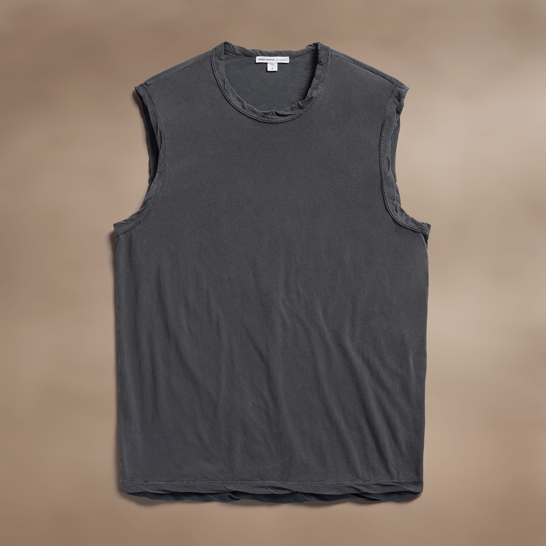 LA Muscle Tank in Magma Pigment | James Perse Los Angeles
