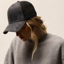 Suede 6 Panel Trucker Hat In Smokey Grey | James Perse Los Angeles / Womens