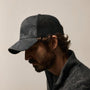 Suede 6 Panel Trucker Hat In Smokey Grey | James Perse Los Angeles / Mens