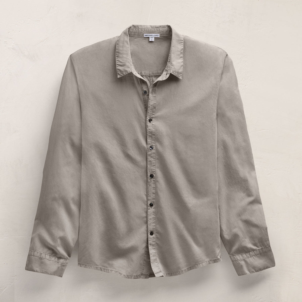 Standard Shirt in Concrete Pigment | James Perse Los Angeles