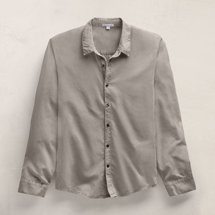 Standard Shirt in Concrete Pigment | James Perse Los Angeles
