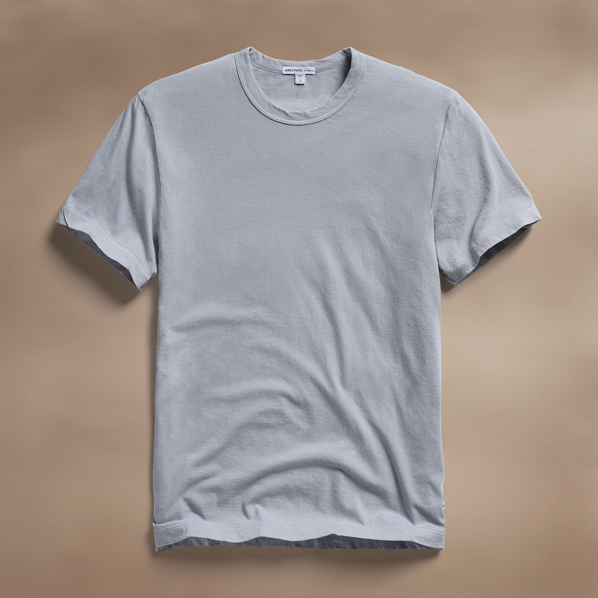 Short Sleeve Crew Neck in Grey Sky Pigment | James Perse Los Angeles