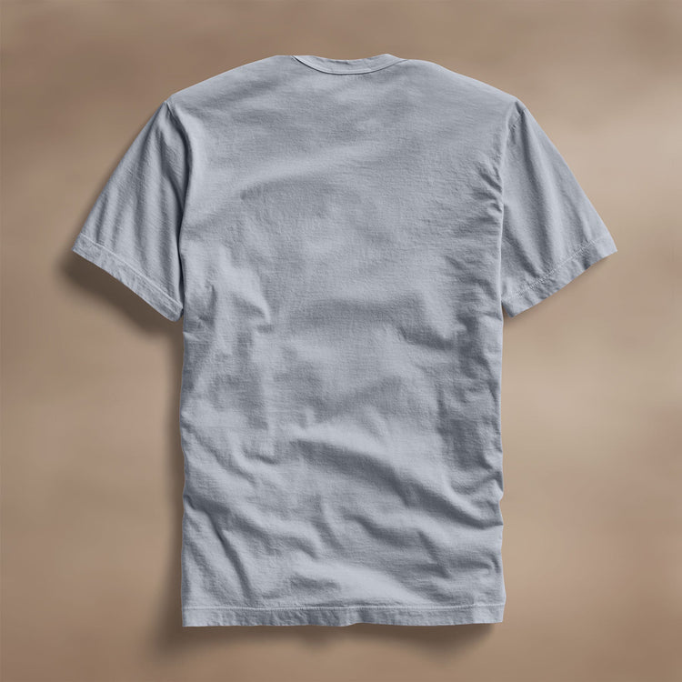 Short Sleeve Crew Neck in Grey Sky Pigment | James Perse Los Angeles