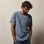 Short Sleeve Crew Neck in Ocean Pigment | James Perse Los Angeles