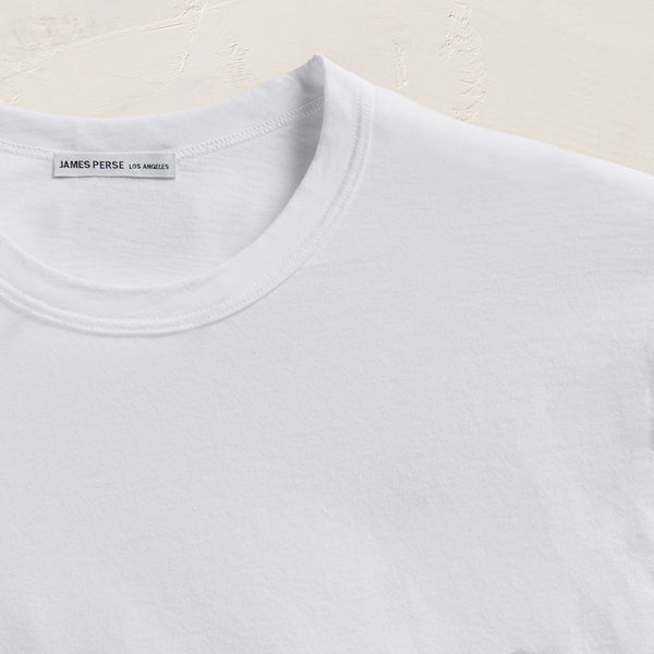 Short Sleeve Crew Neck - White