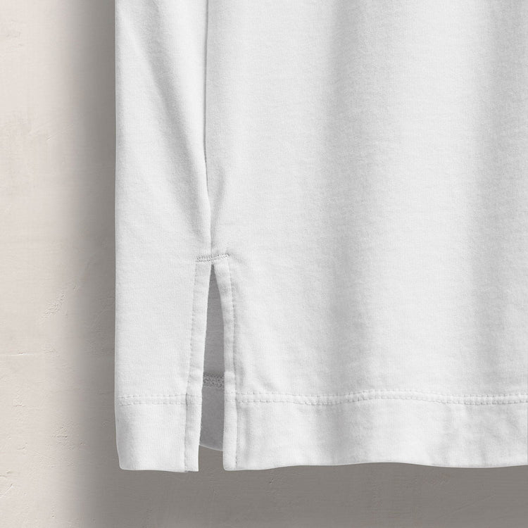 Heavy Luxe Jersey Crew in White | James Perse Los Angeles