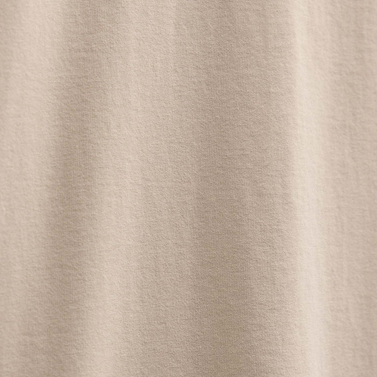 Heavy Luxe Jersey Oversized Crew in Stone | James Perse Los Angeles