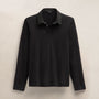 Heavy Luxe Rugby Polo in Black | James Perse Los Angeles