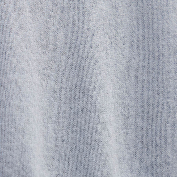 Lightweight Textured Cashmere Crew in Pale Blue | James Perse Los Angeles