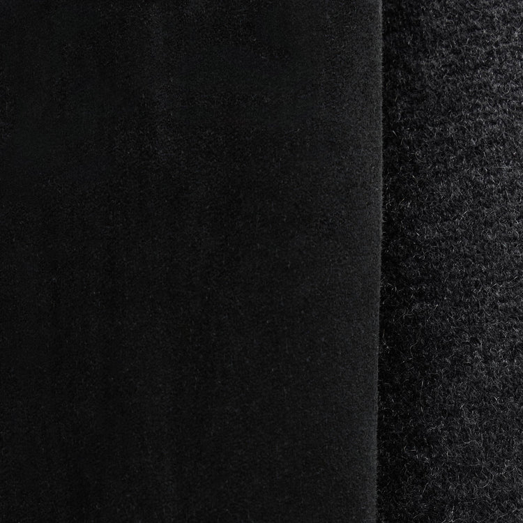 Suede Front Sweater Cardigan in Coal | James Perse Los Angeles