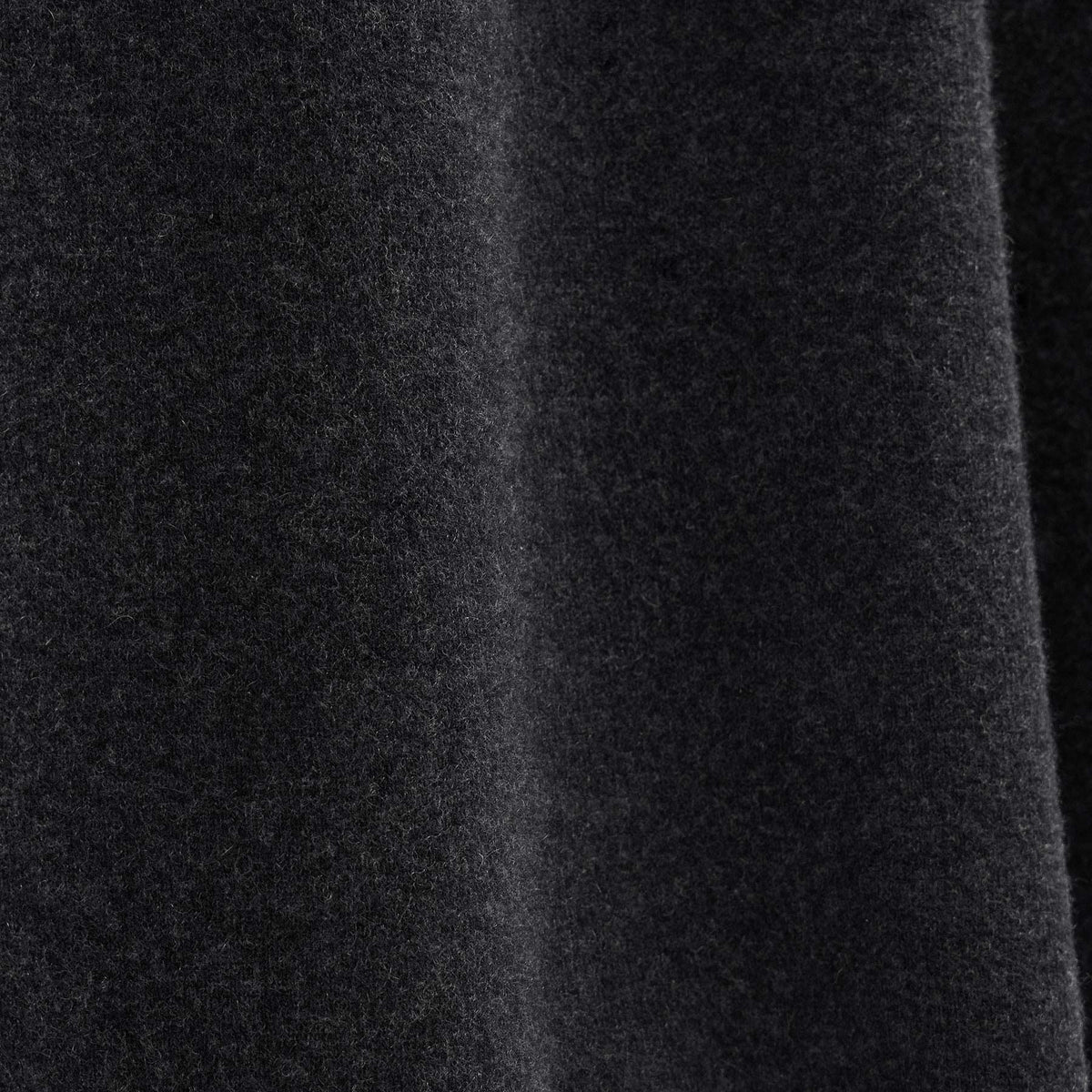 Hooded Poncho in Coal/Black | James Perse Los Angeles