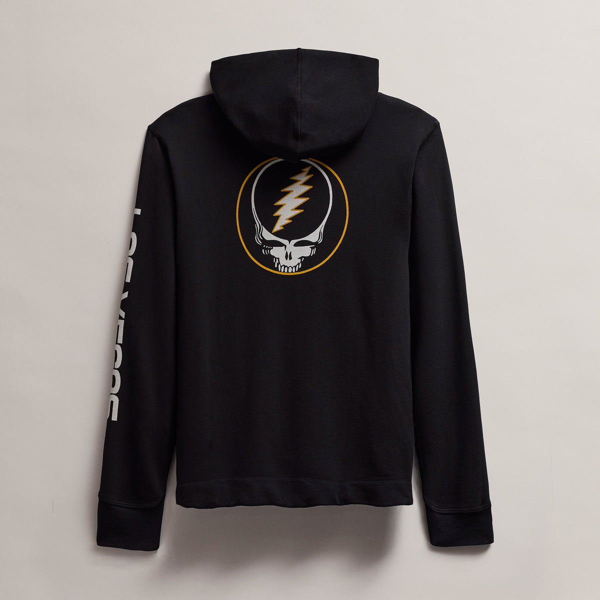Men's Grateful Dead Pullover Hoodie in Black/Cadmium | James Perse Los Angeles
