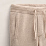 Recycled Cashmere Track Pant With Pockets in Stone | James Perse Los Angeles