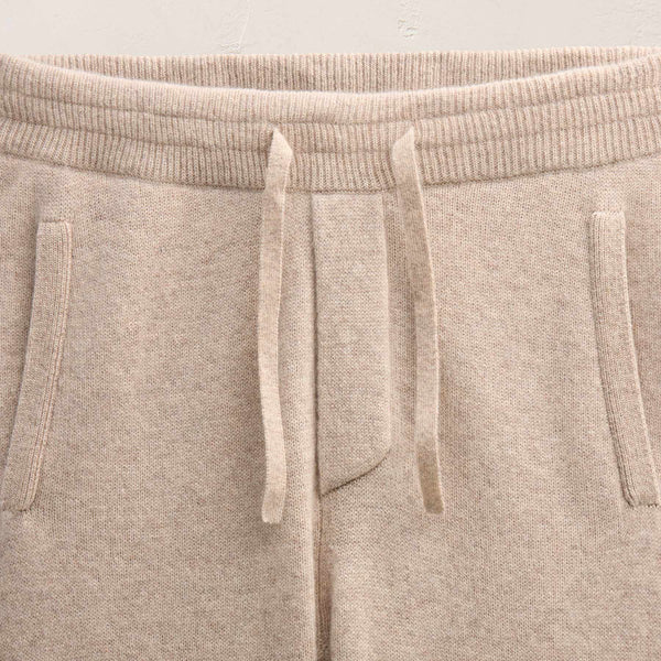 Recycled Cashmere Track Pant With Pockets in Stone | James Perse Los Angeles