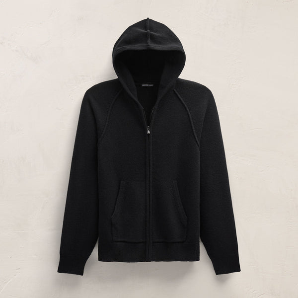 Recycled Cashmere Jacket in Black | James Perse Los Angeles