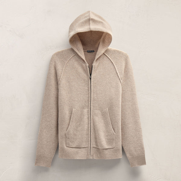 Recycled Cashmere Jacket in Stone | James Perse Los Angeles