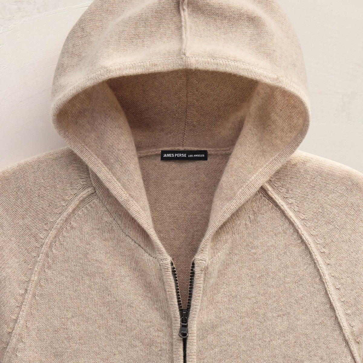 Recycled Cashmere Jacket in Stone | James Perse Los Angeles