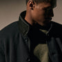 Recycled Cashmere Carcoat in Black/Black | James Perse Los Angeles