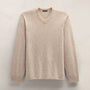 Cashmere V Neck Sweater in Stone | James Perse Los Angeles