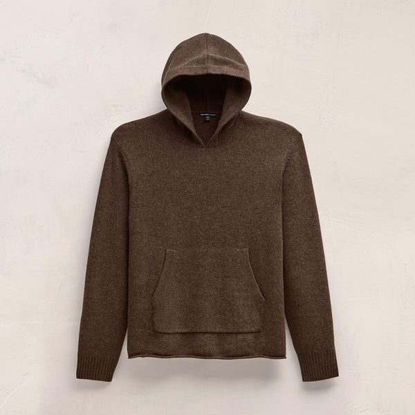 Rcld Cashmere Hooded Pullover in Porcupine | James Perse Los Angeles
